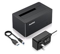 MAIWO SAS to USB 3.0 Adapter, SAS SATA Hard Drive Enclosure Reader for 2.5 3.5 Inch HDD SSD, 24TB Capacity, External Hard Drive Docking Station with 12V/2A Power, Tool Free