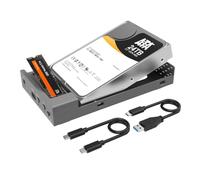 MAIWO USB C Docking Station for M.2 PCIe NVMe + 2.5 3.5 Inch SATA SSD/HDD with Offline Clone, Clone HDD to NVMe SSD, USB 3.2 GEN 2 10Gbps External Hard Drive Enclosure