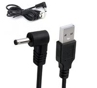 MAIXIANGGUOJI 5V USB to DC Power Cable 3.5 x 1.35mm Charging Power Cord Universal USB to DC Barrel Jack Cable Replacement for Toothbrush HUB Splitter Router LED Lights (Black,1 M)