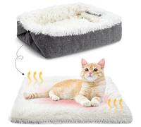 MAIYADUO Self Warming Cat Bed for Cats and Small Dogs, 42x36 cm Washab