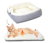MAIYADUO Self Warming Cat Beds for Cats and Small Dogs - 42x38 cm Wash