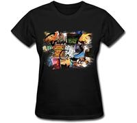 maiye Women's Counting Crows T-Shirt Black M
