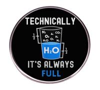 maiyixiang Technically It's Always Full Enamel Button Pin Believe in Science Enamel Pin Funny Chemistry Enamel Pin Shirt Bag Decoration Lapel Pin Science Cup Brooch Pin Jewelry Gift