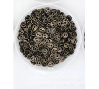 MAIYO 30pcs Mini Metal Buttons 3-8mm for 1Handmade Doll Clothes Round Buckles 2 Holes Scrapbooking Buttons Sewing Accessories