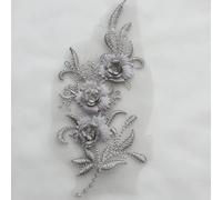 MAIYO 3D Multicolor Flower Neckline Collar Lace Applique Fabric for Fabric Apparel Sewing On Home Textiles For Dress Scrapbooking