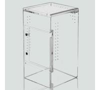 maiyuolg Reptile Tank 3x3x6 Terrarium - Acrylic Reptile Enclosure for Gecko, Jumping Spider, and Praying Mantis - Compact Tree-Dwelling Terrarium for mini Pets