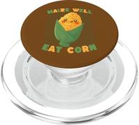 Maize Well Eat Corn Cute Kawaii Pun Food PopSockets PopGrip for MagSafe