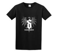 MAIZHECLUB Men's Summer T-Shirt The Sound of Madness Shinedown Hand wash Recommended Black L