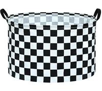 MAIZMZ Large Kids Hamper 21.6’’D x 13.3’’H Storage Living Room Baby Laundry Basket Waterproof Toys Organizer Collapsible Canvas for Home/Dorm/Kitchen/Pet/Office/Closet/Shelf/Gift Baskets