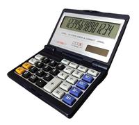 Maizoon Folding Calculator with 14-Digit Large Screen Display Solar and Battery Dual Power Supply Check & Correct Function Suitable for Business finance and Office
