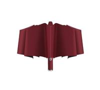 Maizoon Folding Umbrella with Led Flashlight 10 Ribs Strong Fiberglass Frame Auto Open Close Windproof Waterproof UV Resistant Rotation Handle Easy Carry Wine Red