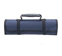 Maizoon Roll Portable Canvas Storage Bag,Tool Organizer for Electricians Mechanics,Thick and Wear-Resistant,UH01 Blue