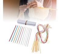 Majatou 11pcs Crochet Hooks & Knitting Needles Set 2-8mm Aluminum