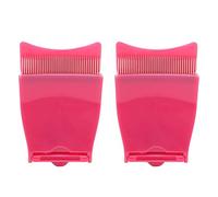 Majatou 2 Pcs Eyelash Comb, Separator Portable Folding Eyelashes Mascara Brush And Comb With Metal Teeth Eyelash Grooming Tool Eye Beauty For Home Travel Office