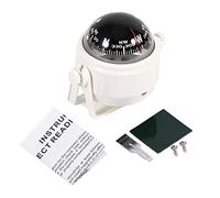 Majatou Digital Compass, Multi-Purpose Sea Marine Bracket Mount, Voyager Compass for Boat Caravan Truck, Waterproof Corrosion Resistant, Adjustable Compensator