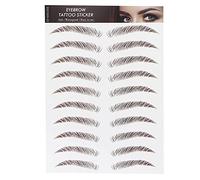 Majatou Eyebrow tattoos Sticker Eyebrow Transfer Sticker Brow tattoos Decal waterproofs Breathable naturaly No Trace 1 to 7 Days Multiple Shapes with Easy to Use Design for Women (BROWN-03)