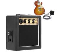 Majatou Guitar Amplifier 3W, Mini Practice Amp, Black | 3W Mini Guitar Amp, Battery-powered, Volume/ Controls, Headphone Jack, for Guitar & Bass Practice At Home or on the Go