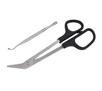 Majatou Long Handled Toenail Scissors and Clippers, Ingrown Toenail Clippers Toenail Scissors Long Handled Ergonomic Unique Design Toenail Clippers with Nail Picker for Adults The Elderly