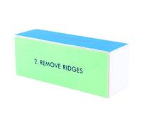 Majatou Nail Art 4-Way Buffer Block Sanding File Manicure | 4-Sided Nail Buffer With Red, Green, Blue, And White Surfaces To File, , And Shine Nails.