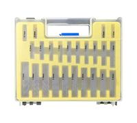 Majatou Twist Drill Bit Set, Drill Tap Bits Set, Square Hole Drill Bit, 150PCs Spiral Drill Bit Mini Hole Opener Set Hardware Accessory High Speed Steel 0.4-3.2mm