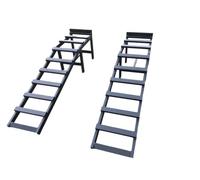 MajdTech 2 x Car Ramps 4000 kg, 330 mm high, 280 mm wide, Car Ramp, Drive-up ramp, Lifting Platform, car, SUV, 4x4, Van