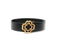 Maje Clover leather belt - Black 1-2-3
