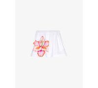 Maje Womens Blanc Floral-print Loose-fit Cotton Shorts 14
