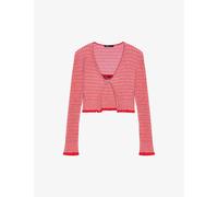 Maje Womens Rouges Clover-clip Slim-fit Knitted Two-pieces Set 8