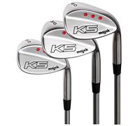 Majek Golf +2 inch over XL Big & Tall Men's Complete Wedge Set: 52° Gap Wedge (GW), 56° Sand Wedge (SW), 60° Lob Wedge (LW) Right Handed Regular Flex (Tall 6'3"+ / +2"Over) Jumbo Black Pro Velvet Grip