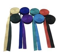 Majestic Ally 1" and 1.5" Wide in 2 and 5 Yards Length Set of 8 Colors Polypropylene Webbing for DIY Projects (1" 5 Yards)