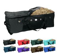 Majestic Ally 1200 D Nylon Fabric Large 44” x 20” x 16” and Extra Large 53"x 24" 20" Heavy-Duty Hay Bale Storage Bag (Red) (Extra Large, Black)