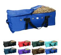 Majestic Ally 1200 D Nylon Fabric Large 44” x 20” x 16” and X-Large 53"x 24" 20" Heavy-Duty Hay Bale Storage Bag (Large, Royal Blue)