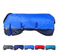 Majestic Ally 420D Water Proof Horse Stable Blanket, 200 G Polofil, 210 T Lining, Multiple Colors and Sizes (Royal Blue, 80")