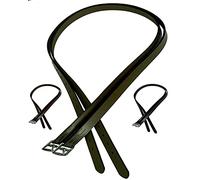 Majestic Ally Genuine Leather Stirrup for English Saddle (Brown, 54 Inches)