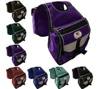 Majestic Ally Horn Bag, Nylon Insulated Padded Reflective Pockets,Two Water Bottle, Camera/Cell Phone Pocket, Horn Bag (Purple)