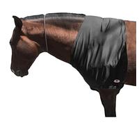 Majestic Ally Lycra Stretch Horse Shoulder Guard (Large, Black)