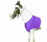 Majestic Ally Lycra Stretch Horse Shoulder Guard (Large, Purple)