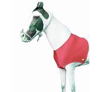 Majestic Ally Lycra Stretch Horse Shoulder Guard (Large, Red)