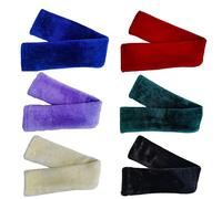Majestic Ally Mink Fleece Girth/Cinch Cover, Soft Plush for Horse Riding Comfort, Breathable, Moisture-Wicking (Red)