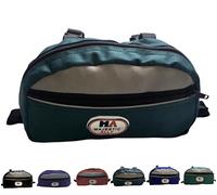 Majestic Ally Nylon Reflective Horse Pommel Bag, Waterproof Pouch Sack for Equine Saddle Accessories (Hunter Green)