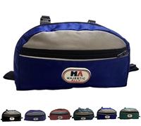 Majestic Ally Nylon Reflective Saddle Pommel Bag for Saddle Accessories (Royal Blue)