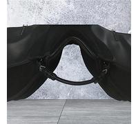Majestic Ally Pair of Rolled Leather Grab Strap for English Saddles (Black)