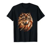 Majestic Alpha Wolf Head Wilderness Spirit T-Shirt