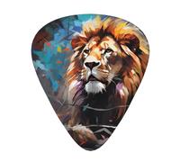 Majestic and majestic lion Guitar picks in thin, medium, and thick sizes, 12-piece set, suitable for electric guitar and various instruments