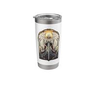 Majestic Angel with Sword Stainless Steel Insulated Tumbler