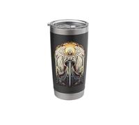 Majestic Angel with Sword Stainless Steel Insulated Tumbler