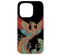 Majestic Asian Chinese Phoenix Rising Mythical Firebird Case for iPhone 15 Pro