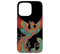 Majestic Asian Chinese Phoenix Rising Mythical Firebird Case for iPhone 15 Pro Max
