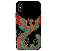 Majestic Asian Chinese Phoenix Rising Mythical Firebird Case for iPhone X/XS