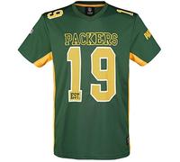 Majestic Athletic Green Bay Packers NFL Moro Poly Mesh Jersey Tee T-Shirt Trikot